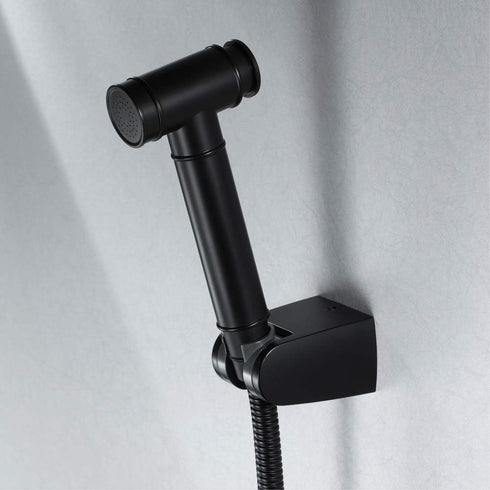 VNFOCRQJH Set Handheld Bidet Sprayer for Toilet Cloth Diaper Sprayer Black ABS Portable Cloth Diaper Wash Shower