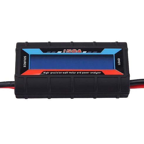 150A RC Watt Meter Analyzer, High Precision with Backlight LCD Screen for Voltage, Current, Power Measurement