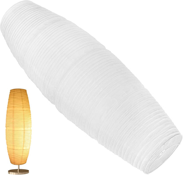 Didiseaon Paper Lamp Shade - Minimalist Floor Stand Lamp Shade - Replacement