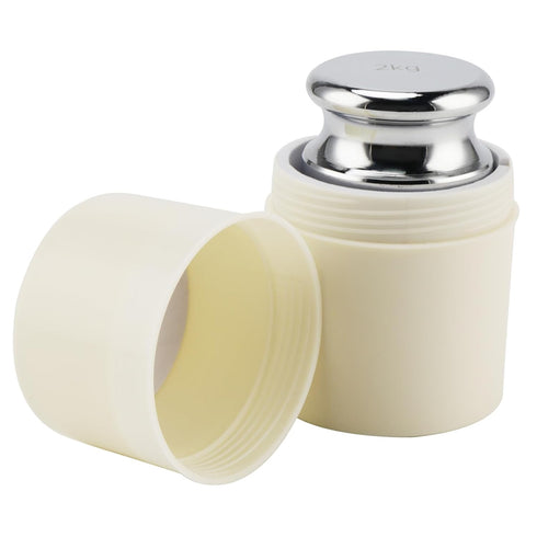 2PCS 2000g Calibration Weights - High Precision Chrome Scale Calibration Weight M1 for Digital Scale