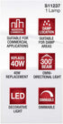 Satco 5 Watt JCD LED Frost 4000K G9 Base 120 Volt