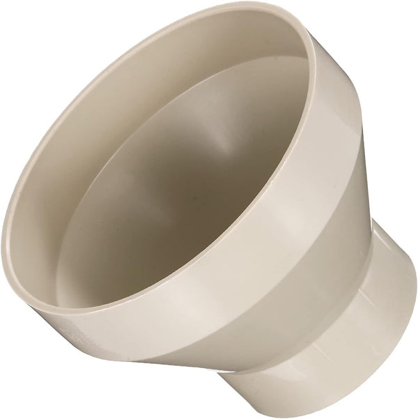 PATIKIL 6" to 3.5" Duct Reducer Connector, Fire-Resistant Heating Cooling Ventilation Tube Adapter Pipe Fitting