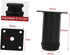 4pcs OSALADI Sturdy Stainless Steel Table Legs Easy Install for Sofa Desk Cabinet Bedside Table