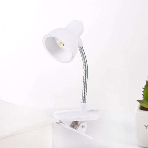 Generic Desk Lamp with Clamp Clip On Eye Caring Reading Lantern, Portable Adjustable Study Light for Home Office Studio