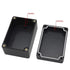 LeMotech Junction Box, IP65 Waterproof Project Box, Black Dustproof ABS Plastic Electrical Enclosure, 3.93x2.68x1.97