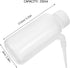6pcs 250ml FOMIYES Translucent Polyethylene Wide Mouth Wash Bottles Laboratory Squirt Bottles for Chemical Reagent