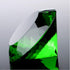 Crystal Glass Diamond Shaped Decoration, Green 60mm Jewel Paperweight, Gift Decoration Idea for Christmas