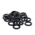 Othmro 50pcs Nitrile Rubber O-Rings, 3.1mm Wire Dia 15mm OD for Oil or Air Sealing, Black