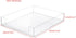 BTSKY Clear Acrylic Desk Tray Organizer for A4 File, Elegant Letter Size, Magazine Files, Office Storage Basket
