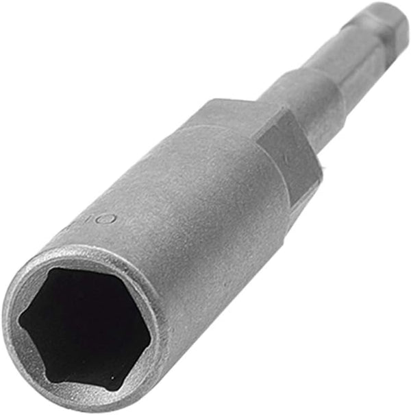 Utoolmart 1/4" Quick-Change Hex Shank Nut Setter Driver Drill Bit 10mm, 100mm Length, 1 Pcs