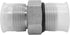 (2-PACK) 6400-06-06-O Hydraulic Adapter Fitting 9/16"-18UNF Male O-Ring Boss × 9/16"-18UNF Male JIC