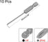 uxcell 10 Pcs 2mm PH0 Magnetic Phillips Screwdriver Bits, 1/4 Inch Hex Shank 2.56-inch Length S2 Power Tool by uxcell