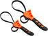 2Pcs Oil Filter Wrench Set, Car Repair Tools and Jar Openers for Mechanics and Plumbers (Orange)