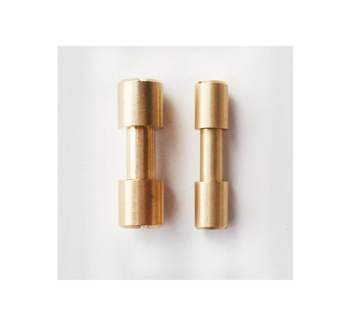 NC HAISDA Brass Corby Bolts Rivets, EDC Knives Maker Fasteners Pack of 10, 6mm