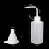 Hyber&Cara Safety Wash Bottle 3Pcs 250ml Plastic Squeeze Bottle with Cap for Lab Plant Watering Tattoo Wash Bottle with 1Pc Silicone Funnel by Hyber&Cara