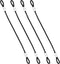 4 Pcs Stainless Steel Wire Cable with Loops, 20 Inch Vinyl Coated Wire Rope for Outdoor Travel