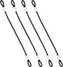 4 Pcs Stainless Steel Wire Cable with Loops, 20 Inch Vinyl Coated Wire Rope for Outdoor Travel