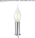 3 Inch Bulb Pack 6 MECCANIXITY Candle Socket Covers, Tall Chandelier Sleeves Light Base Holder, Silver