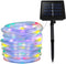 XUNATA Solar String Lights, 23FT 50 LED Outdoor Lighting Rope, Waterproof Copper Wire, 8 Modes for Home Garden Patio
