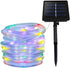 XUNATA Solar String Lights, 23FT 50 LED Outdoor Lighting Rope, Waterproof Copper Wire, 8 Modes for Home Garden Patio