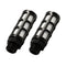 Quickun Plastic Exhaust Air Silencer, 3/4" Air Line Pneumatic Muffler, Black Air Compressor Fitting (Pack of 2)