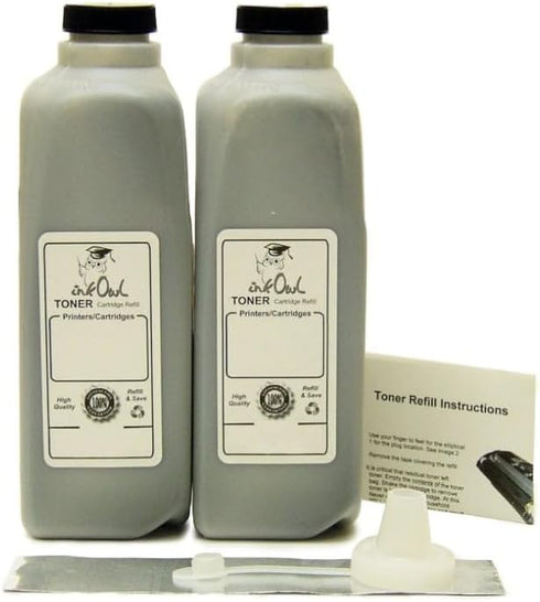 InkOwl Toner Refill Kit for Brother TN-820, TN-850, TN-880, TN-890 (2-Pack) Replacement