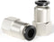 TAILONZ PNEUMATIC Female Straight 12mm Tube OD x 1/4 Inch NPT Thread Push to Connect Fittings PCF12-N2 (Pack of 5)