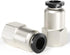 TAILONZ PNEUMATIC Female Straight 12mm Tube OD x 1/4 Inch NPT Thread Push to Connect Fittings PCF12-N2 (Pack of 5)