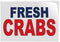 Fastasticdeals Decal Stickers Multiple Sizes Fresh Crabs Blue Red Bar Restaurant Food Truck