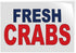Fastasticdeals Decal Stickers Multiple Sizes Fresh Crabs Blue Red Bar Restaurant Food Truck
