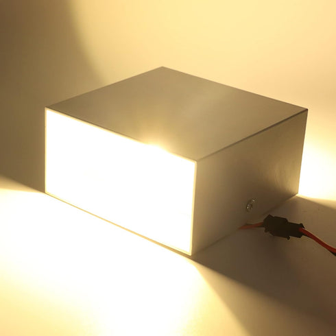 Lamp,7W LED Wall Wall Sconces Indoor,High Brightness Aluminum Alloy Wall Light,Square Lamp Bedroom Hallway Porch