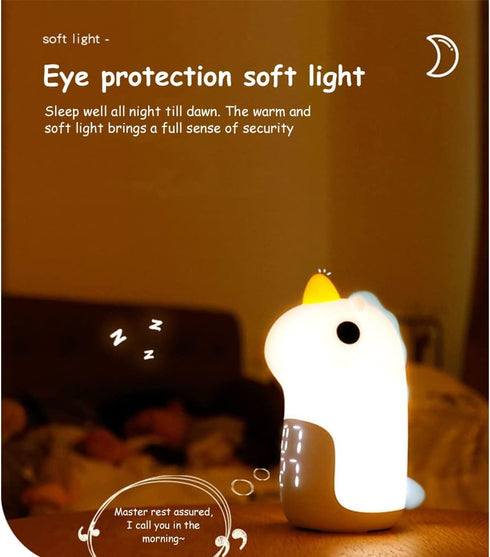 JYCCYIHENG Childrens Room Night Light, Cute Baby Night Light, Toddler Night Light, Soft Silicone Light, Color Changing