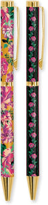Lady Jayne Global Garden Yellow Floral Boxed Pens, Set of Two (83320)