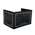 Really Good Stuff Deluxe Privacy Shield, Large - Black Corrugated Plastic for Student Desks