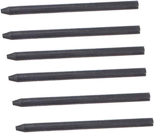BXT 5.6MM Lead Refills for Metal Automatic Mechanical Pencil, 6pcs 2B 4B 14B Charcoal for Draft Drawing and Art