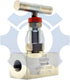 RFS Stainless Steel 316 Straight Needle Valve, 3/4" NPT Female Connection, 6000 PSI, 2 Port Heavy Duty Valve
