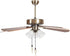 2Pcs Set, 12" Ceiling Fan Pull Chain Decorative Bronze Chains with Spiral Pendant Ornaments, Extension Light Pulls