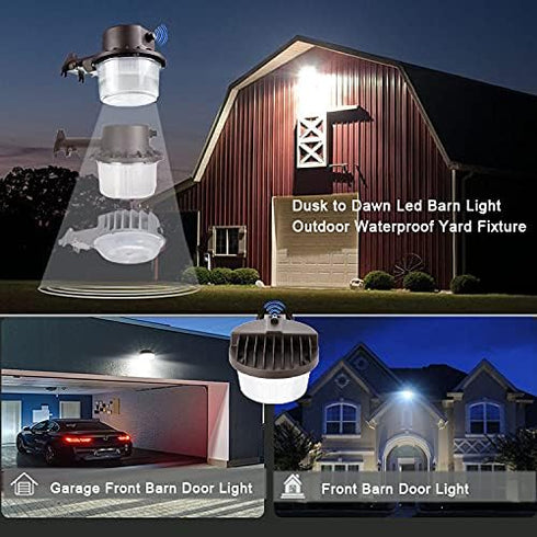 Dusk to Dawn Sensor Photocell Switch Wire-in Light Control IP65 Waterproof Sensor for Outdoor Lights