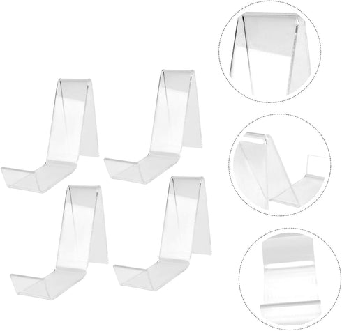 2pairs Hemobllo Shoe Stacker Shoe Rack for Dorm Wall-mounted Storage Rack Display Stand
