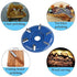 Yosoo123 Wood Cutting Disc, 6-Teeth Steel Milling Cutter for Woodworking Tool
