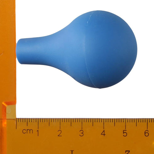 5pcs Blue Rubber Pipette Bulbs, Suction Ball Dropper Rubber Caps for Graduated Tubes and Pipettes