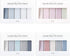 Monolike Color Palette Sticky Grid 500 D Set 4p - Self-Adhesive Memo Pad