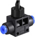 uxcell 4mm OD Pneumatic Air Flow Control Valve, Push-to-Connect Fitting, 6pcs Pneumatic Controller Valve