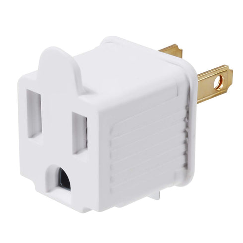 3-2 Prong Adapters Grounding Converters, TENINYU ETL Adapter 3-pack for Electrical Household Appliances