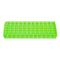 PATIKIL 60 Wells Tube Rack, 1 Pcs Double Panel Vial Holder for Microcentrifuge Tubes 0.2/0.5/1.5/2ml, Light Green
