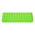PATIKIL 60 Wells Tube Rack, 1 Pcs Double Panel Vial Holder for Microcentrifuge Tubes 0.2/0.5/1.5/2ml, Light Green
