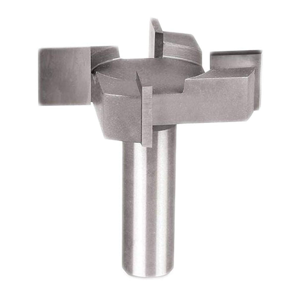 CNC Spoilboard Surfacing Router Bits, 1/2 inch Shank, 1 Cutting Diameter T Shape Wood Milling Cutter Tool