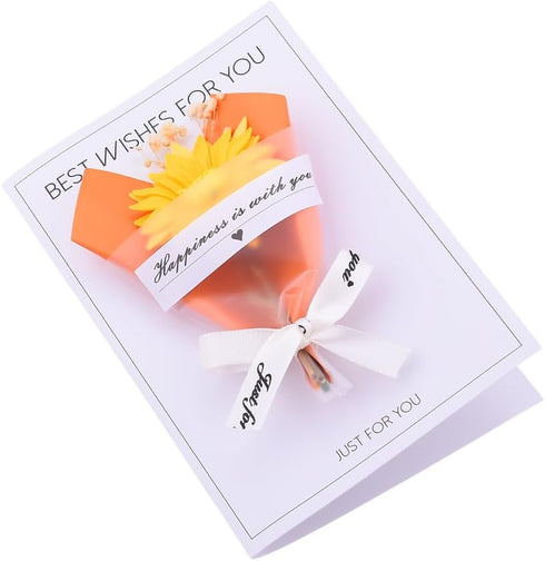 ShiQiao Spl Valentines Valentine's Day Bouquet Cards for Girlfriend Boyfriend Birthday Valentines Gifts for