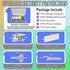 Locks,10 Sets Window Sliding Window Locks with Key, Window Locks for Up and Down Windows,Easy to Install Vertical