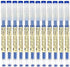 BEMLP Gel Ink Pen Extra Fine Point Pens, 0.35mm Blue Premium Liquid Ink Rollerball Pens, Quick-Drying, 12 Pieces